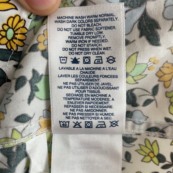 Lands’ End Floral Button Down Shirt - Picture 6 of 6